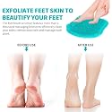 Foot Cleaning Silicone Massage Mat, Bath Massage Cushion Brush for Foot Care, Foot Blood Circulation and Reduces Foot Pain
