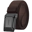 JUKMO Men's Stretch Tactical Belt, 1.5" Elastic Nylon Web with Flip Buckle
