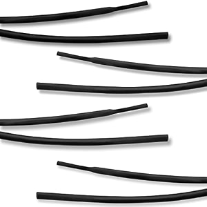 black 2 mm - 25 meters industrial grade heat shrink sleeve for electronics electrical cable diy projects pcb wiring insulation made for students service centers heat shrinkable wrap tube kit