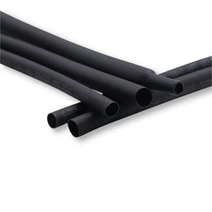 black 3 mm - 25 meters heat shrink sleeve for electronics electrical wires cables students college diy projects pcb wiring insulation made for service centers heat shrinkable wrap tube kit