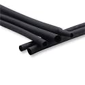 (Black 3 mm - 25 Meters) Heat Shrink Sleeve For Electronics Electrical Wires Cables Students College DIY Projects PCB Wiring Insulation Made For Service Centers Heat Shrinkable Wrap Tube Kit