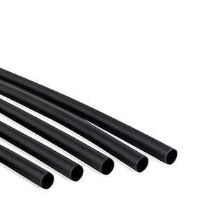 black 5 mm - 25 meters heat shrink tube sleeve electronics electrical wires cables students diy projects home wiring insulation made for service centers 21 ratio heat shrinkable wrap tubes kit