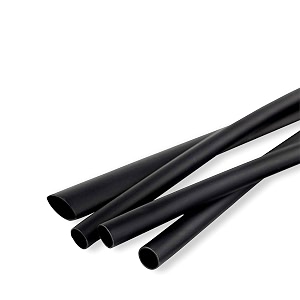 black 6 mm - 25 meters heat shrink tube sleeve electrical wires cables students diy projects home wiring insulation made for electronics service centers 21 ratio heat shrinkable wrap tubes kit