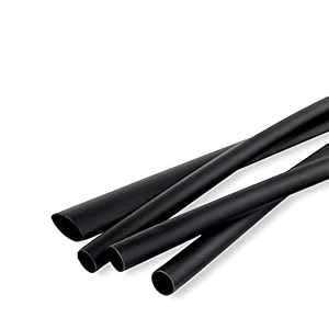 black 6 mm - 5 meters heat shrink tube sleeve electrical wires cables students diy projects home wiring insulation made for electronics service centers 21 ratio heat shrinkable wrap tubes kit