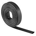 (Black 7 mm - 5 Meters) Heat Shrink Tube Sleeve Electrical Wires Phone Charger Cables Students Home Wiring Insulation Made For Electronics Service Centers 2:1 Ratio Heat Shrinkable Wrap Tubes Kit