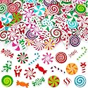JULBEAR 300Pcs Christmas Candy Cane Foam Stickers Self Adhesive Designs