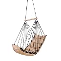 JULJULIA Swing for Balcony Comfortable Cotton Swing Relaxing Jhula for Adults for Home Indoor Outdoor Hanging Seat for Apartment Patio Terrace Garden- 200 kg Weight Capacity - JJ Low Copper