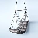 JULJULIA Cotton Swing for Adults, Balcony Jhula for Home, Indoor Outdoor Hanging Swing Chair, Heavy Duty 120 kg Capacity, Comfortable Hanging Seat for Patio, Terrace, Garden, Light Coffee