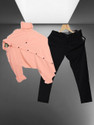 Jumii Enterprise Men Solid Casual Pink Black