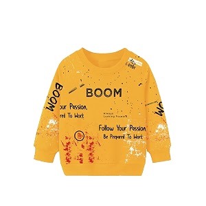 Jump Cuts Boys Printed Full Sleeve Round