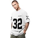 Jump Cuts Mens Printed 34th Sleeve Cotton