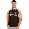 Jump Cuts Mens Printed Cotton Blend Polo