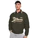 Jump Cuts Mens Printed Polo Neck Full
