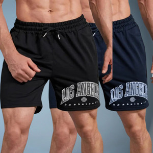 Jump Cuts Printed Men Multicolor Basic Shorts