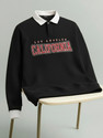 Jump Cuts Printed Men Polo Neck Black