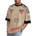 Jump CutsPrinted Tshirt for MenDrop Shoulder Tshirt