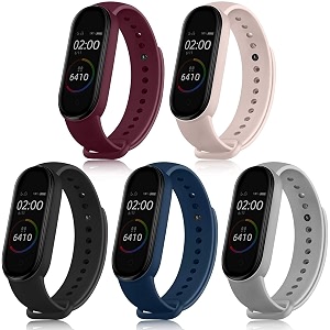 jump start silicone replacement bracelet watch bands for xiaomi mi band 6mi band 5amazfit band 5 - select your model amp color from list