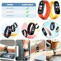 JUMP START Silicone Replacement Bracelet Watch Bands for Xiaomi Mi Band 6/Mi Band 5/Amazfit Band 5 - (Select your Model &amp; Color from List)