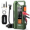 Jump Starter with Air Compressor,6000A Car Battery Jumper Starter, 20000mAh Battery Jumper Starter Portable for 10L Gas/Diesel Engine with 160PSI Booster,LED Display &amp; Light,Jumper Cables