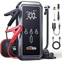 Jump Starter Power Pack 21800mHA with Air Compressor 150PSI Car Battery Jump Starter Power Bank (9.0 Gas/8.0L Diesel/Hybrid), 12V Car Battery Booster with 160W DC Output, Flashlight