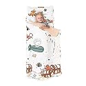 JumpOff Jo Extra Long Nap Mat for Kids - Cozy Kids Rest Mat with Removable Pillow and Ultra Soft Blanket for Preschool, Daycare, and Sleepovers - Octopus Treasure