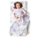 JumpOff Jo Nap Mat for Kids - Cozy Kids Rest Mat with Removable Pillow and Ultra Soft Blanket for Preschool, Daycare, and Sleepovers - Blue Dino