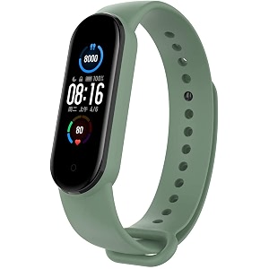 jump start military edition premium silicone replacement strap for xiaomi mi band 56 - fashion accessory color band bracelet strap only no watch or band included
