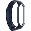 JUMP START Xiaomi Mi Band 5/ Mi Band 6 Replacement Watchband Silicone Strap Fashion Colour Bracelet (Not Compatible with Mi Band 3/4) -Midnight Blue