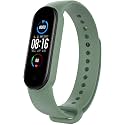 JUMP START Military Edition: Premium Silicone Replacement Strap for Xiaomi Mi Band 5/6 - Fashion Accessory Color Band Bracelet (Strap Only, No Watch or Band Included)