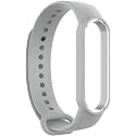 JUMP START Xiaomi Mi Band 5/6 Replacement Watchband Silicone Strap Fashion Colour Bracelet (Not Compatible with Mi Band 3/4) -Grey