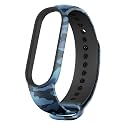 JumpStart Premium Soft Silicone Mi Band 6 Strap Stylish Replacement Wristband Strap Fashion Accessory for Xiaomi Smart Mi Band 6 (Latest Release) (Camouflage Straps Combo Pack of 4)