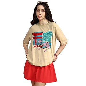 JUNEBERRY 100 Pure Cotton Oversized Loose Fit