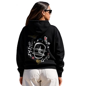 JUNEBERRY Cotton Fleece Regular Fit Hooded Sweatshirt