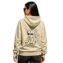 JUNEBERRY Cotton Fleece Regular Fit Hooded Sweatshirt