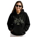 JUNEBERRY Cotton Fleece Regular Fit Hooded Sweatshirt