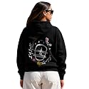 JUNEBERRY Cotton Fleece Regular Fit Hooded Sweatshirt