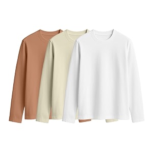 JUNEBERRY Cotton Round Neck Regular Fit Plain
