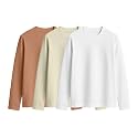 JUNEBERRY Cotton Round Neck Regular Fit Plain