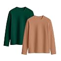 JUNEBERRY Cotton Round Neck Regular Fit Solid