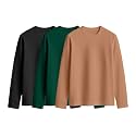 JUNEBERRY Cotton Round Neck Regular Fit Plain