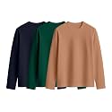 JUNEBERRY Cotton Round Neck Regular Fit Plain