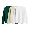 JUNEBERRY Cotton Round Neck Regular Fit Plain