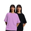 JUNEBERRY Pure Cotton Drop Shoulder Oversized Baggy