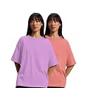 JUNEBERRY Pure Cotton Drop Shoulder Oversized Baggy
