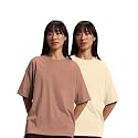 JUNEBERRY Pure Cotton Drop Shoulder Oversized Baggy