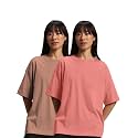 JUNEBERRY Pure Cotton Drop Shoulder Oversized Baggy