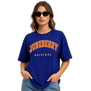 JUNEBERRY Pure Cotton Oversized Drop Shoulder Brand