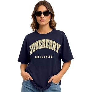 JUNEBERRY Pure Cotton Oversized Drop Shoulder Brand
