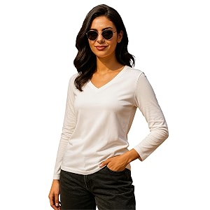 JUNEBERRY Pure Cotton Regular Fit Solid Full