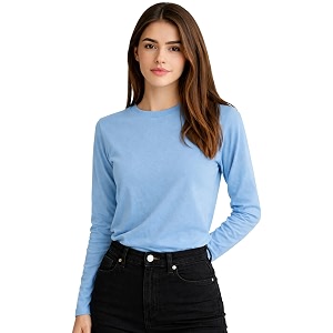JUNEBERRY Pure Cotton Round Neck Regular Fit